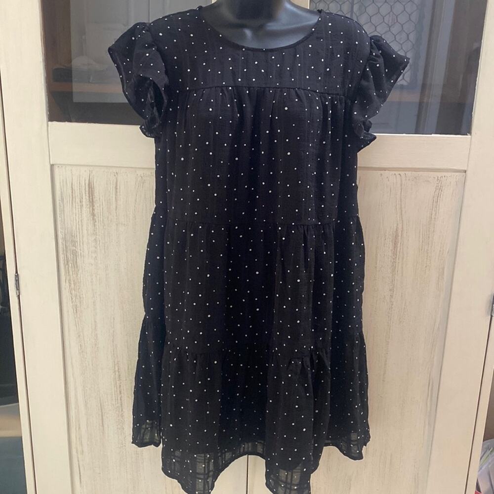 Blu Pepper Smock Dress